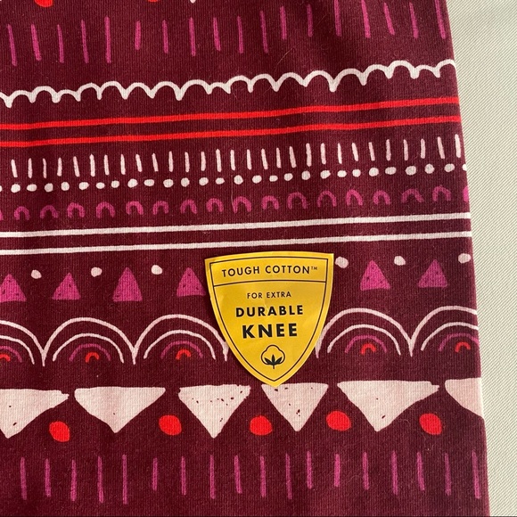 CAT & JACK GIRLS MOSAIC MULTI COLOR LEGGINGS - Picture 6 of 8